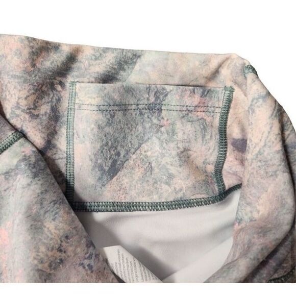 Fabletics Define Powerhold High-Waisted 7/8 Leggings Pastel Marble Print Size Sm - Picture 8 of 10